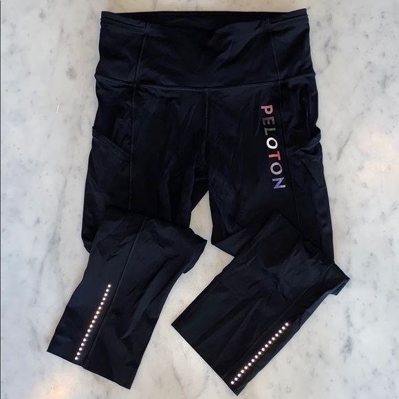 Peloton Pants - EUC Peloton lululemon Fast and Free Crop, Sz 6